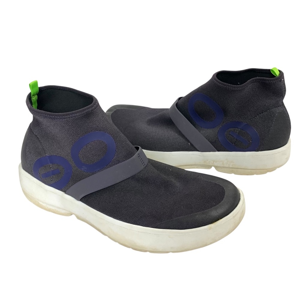 Oofos oomg fibre high top slip on shoes size 9